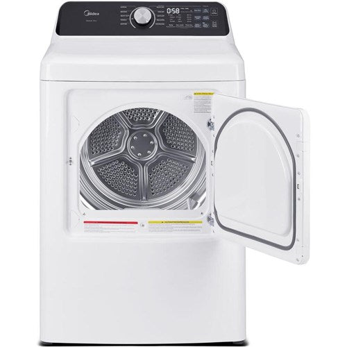 Midea 7.0 CF Gas Dryer, Sensor Dry - White - MLTG45N4BWW