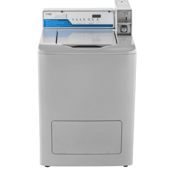 Crossover 2.9 CF Commercial Top Load Washer, 18lb Capacity, OPL/Coin/Card Rdy - Grey (WMTW4371MC2)