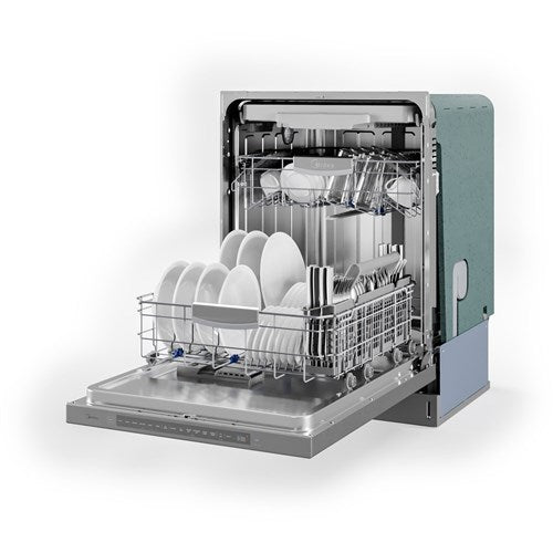 Midea 24" Top Ctrl Dishwasher, 45 dBA, 3rd Rack, Wi-Fi - Stainless - MDT24P4AST