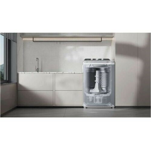 Midea 4.1 CF Top Load Washer, Agitator, Stainless Tub - White - MLTW41A1BWW