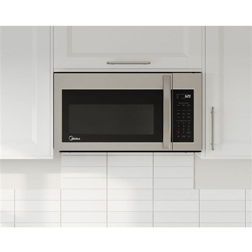 Midea 1.9 CF Over-the-Range Microwave - Stainless - MMO19S3AST