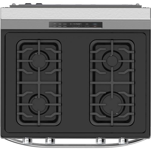 Midea 30" Gas Range with Steam Clean - Stainless - MGR30S2AST