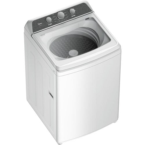 Midea 4.1 CF Top Load Washer, Agitator, Stainless Tub - White - MLTW41A1BWW