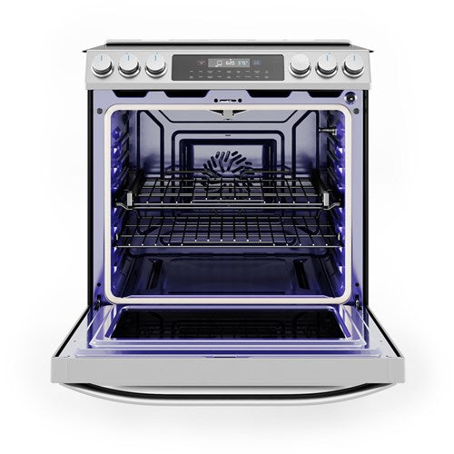 Midea 6.3 CF / 30" Electric Range, Convection, Wi-Fi - Stainless - MES30S4AST