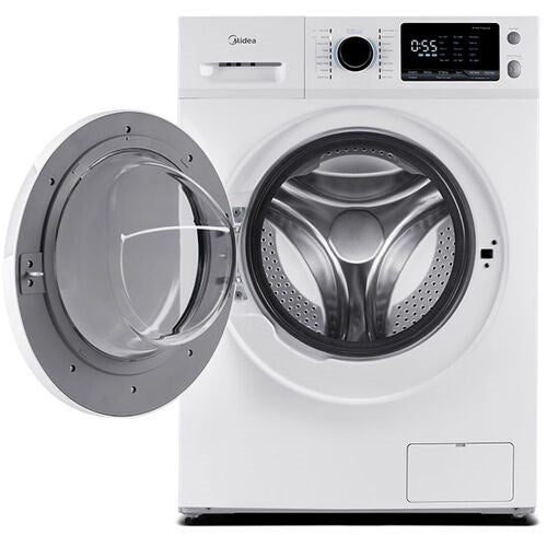 Midea 24" Front Load Washer, 2.5 cuft, Stainless Tub, Stackable - White - MLH25N7BWW