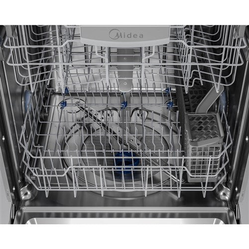 Midea 24" Top Ctrl Dishwasher, 49 dBA - Stainless - MDT24H2AST