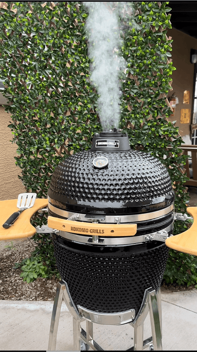 KoKoMo Grills 21-inch Ceramic Kamado BBQ Grill KO-21-KAMADO