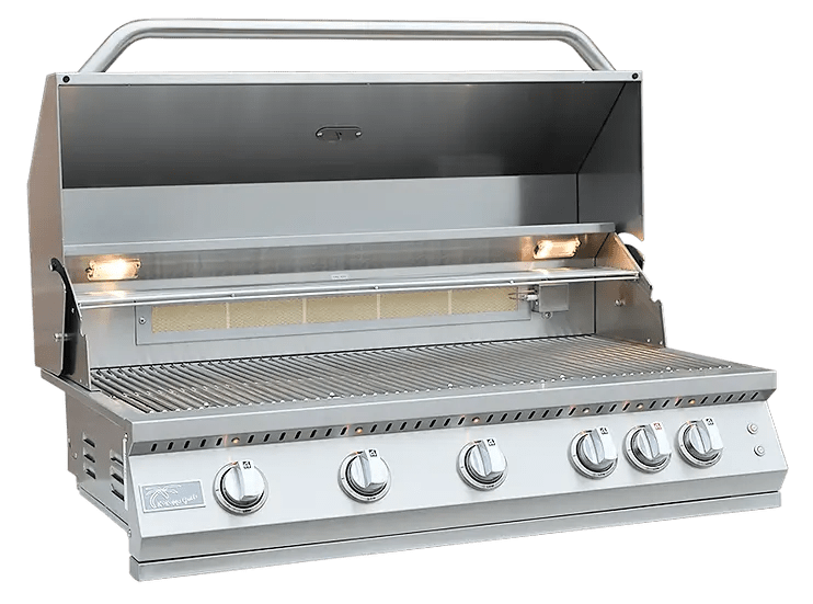 Kokomo Grills Professional 40-inch 5 Burner Built-In BBQ Gas Grill with Infrared Back Burner - KO-BAK5BG-PRO