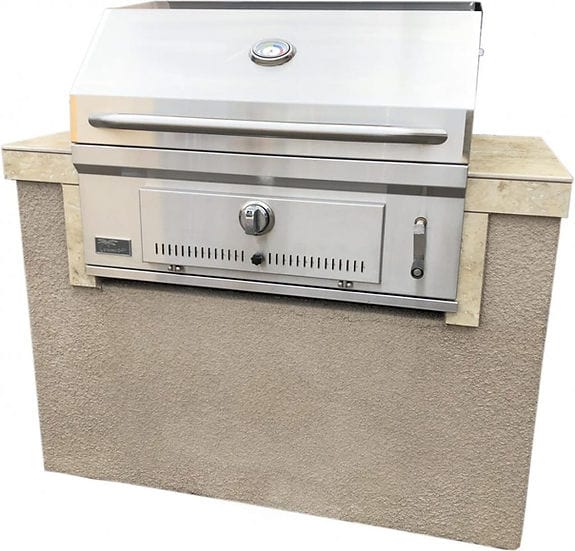 KoKoMo Grills St. Martin 4' Charcoal Outdoor BBQ Island