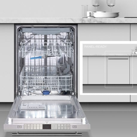 Kucht 24-Inch Panel Ready Dishwasher with Top Controls, Stainless Steel Tub and Multiple Filter System - KD240PR