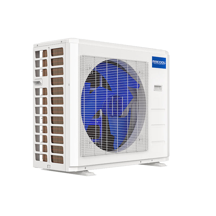 MRCOOL DIY Mini Split - 18,000 BTU 2 Zone Ceiling Cassette Ductless Air Conditioner and Heat Pump, DIY-BC-218HP0909