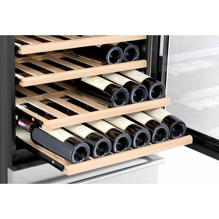 Kucht 24 in. 108 Bottle Dual Zone Wine Cooler, K510WB