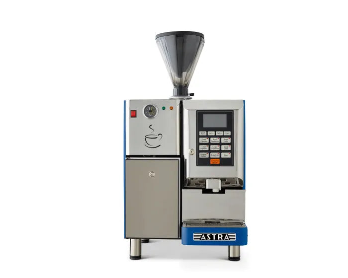 Astra Super Automatic Commercial Espresso Machine, Single Hopper with Refrigerator (SM111/ SM111-1)