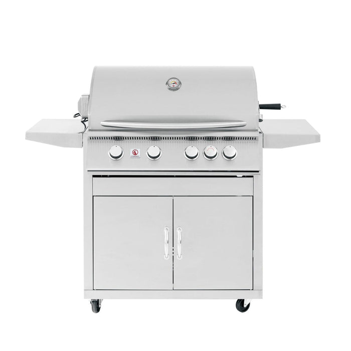 Summerset Sizzler 32" Freestanding Grill | CART-SIZ32 + SIZ32