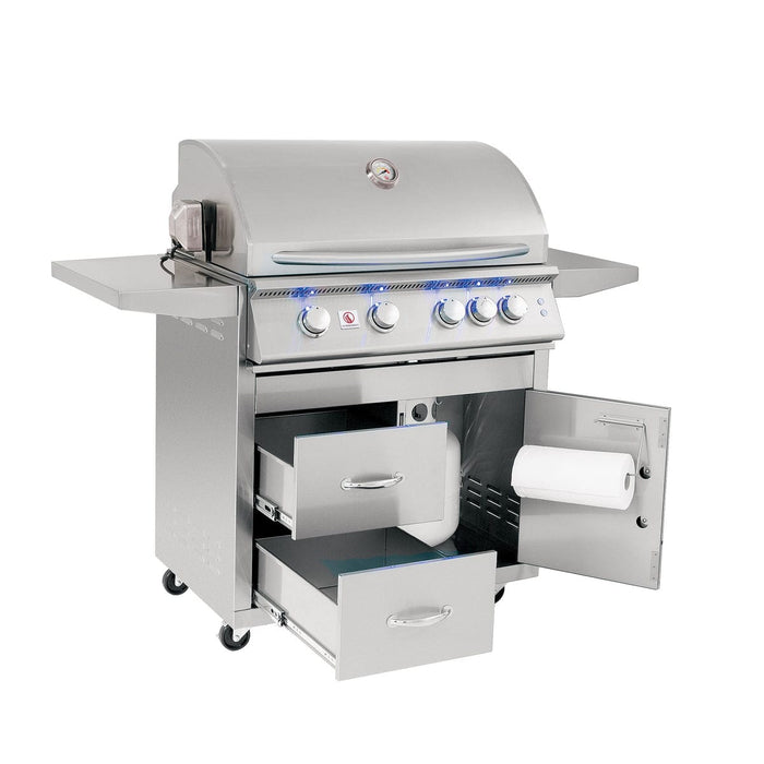 Summerset Sizzler Pro 32" Freestanding Grill | CART-SIZ32-DC + SIZPRO32