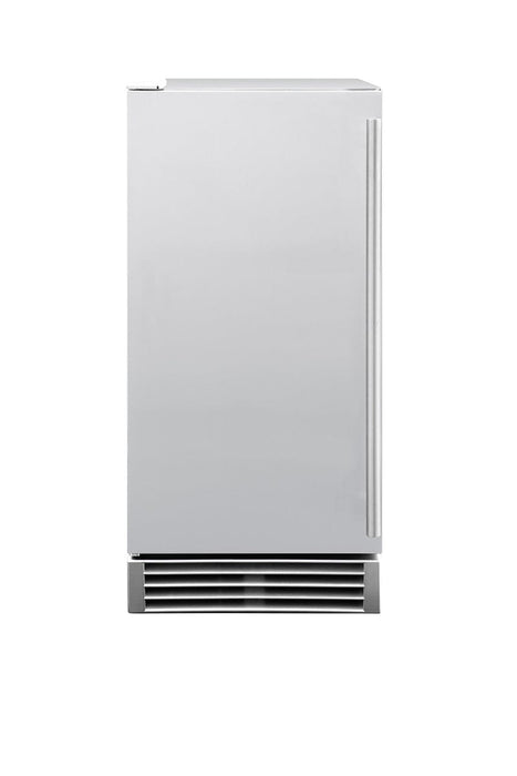 Summerset 15" UL Outdoor Rated Ice Maker w/Stainless Door - 50 lb. Capacity | IM-15