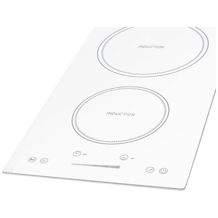 Summit 12 in. Wide 208-240V 2-Zone Induction Cooktop with 2 Elements, Hot Surface Indicator, ADA Compliant, Induction Technology, Child Lock, Safety Shut-Off Control - SINC2B231W