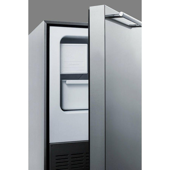 Summit 12 Lb. lb. Daily Production Crescent Ice Built-In Ice Maker - BIM25H32