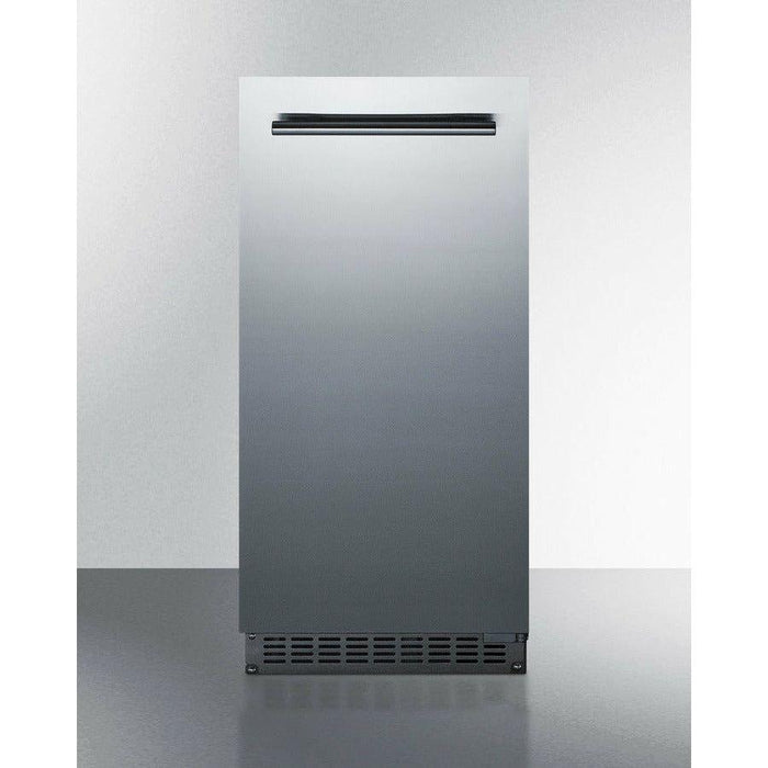 Summit 15 in. Outdoor Icemaker with 62 lbs. Daily Production, Clear Ice and Frost-Free Operation in Panel Ready - BIM68OSGDR