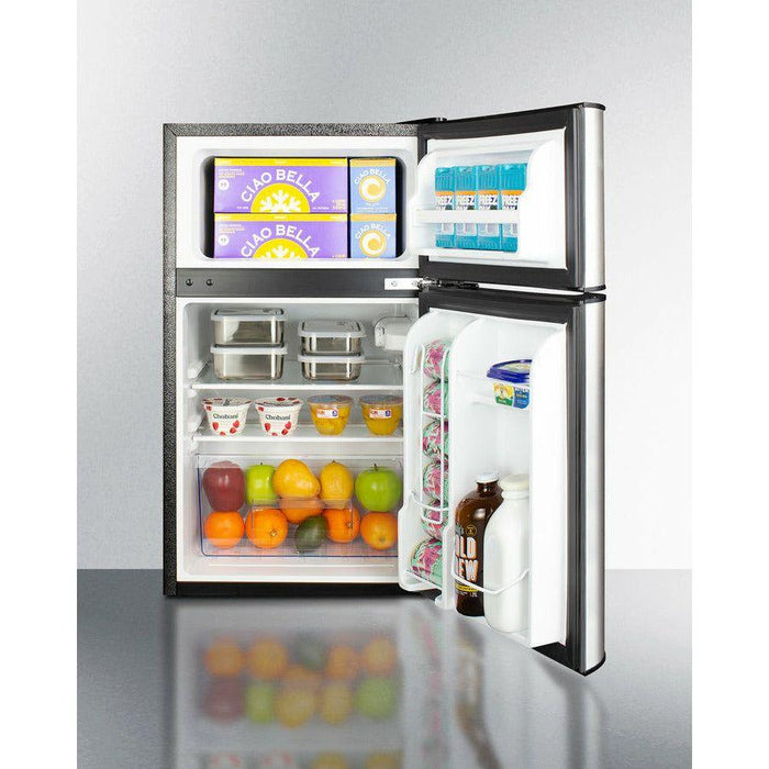 Summit 19 in. Wide 2-Door Refrigerator-Freezer - CP34BSS