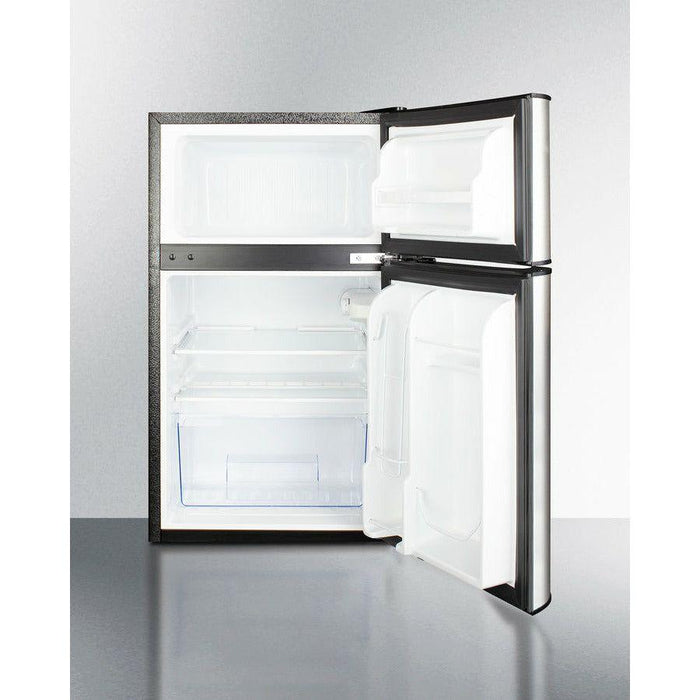 Summit 19 in. Wide 2-Door Refrigerator-Freezer - CP34BSS