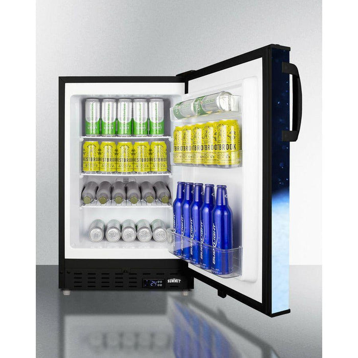 Summit 20 in. Wide 2.68 Cu. Ft. Capacity Beer Froster with Adjustable Shelves - ALFZ37BFROST