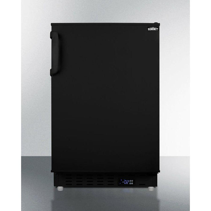 Summit 20 in. Wide, 2.68 Cubic Feet cu. ft. Undercounter Upright Freezer with Adjustable Temperature Controls - ALFZ37B