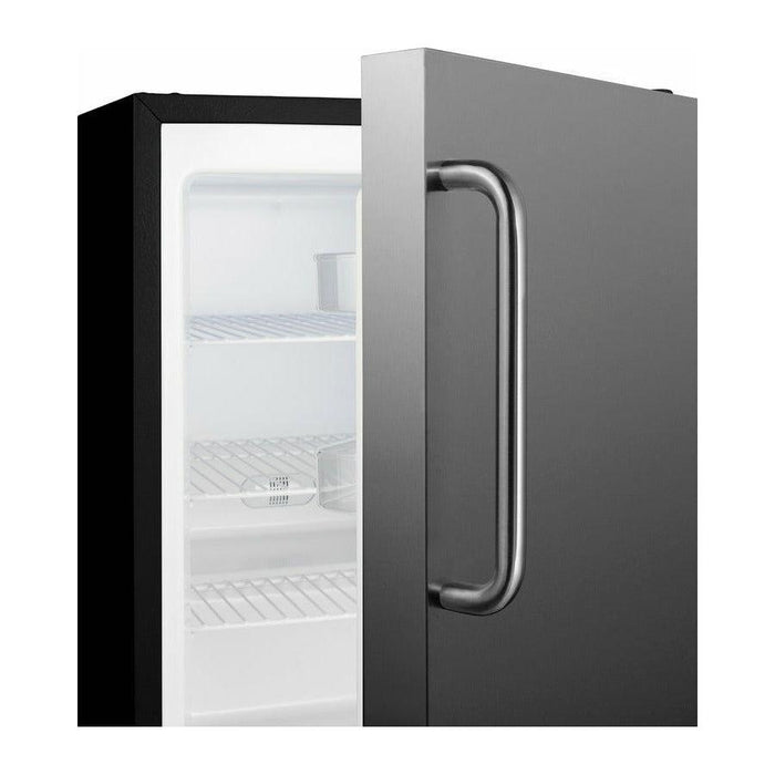 Summit 21 in. Wide, 2.68 Cubic Feet cu. ft. Undercounter Upright Freezer with Adjustable Temperature Controls - ALFZ37BSS