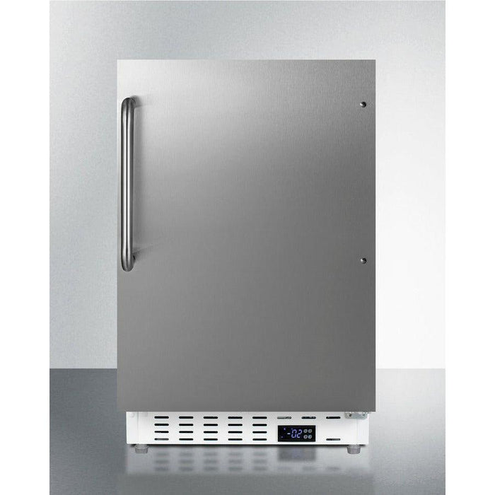 Summit 21 in. Wide and 2.68 Cu. Ft. Freezer with Temperature Alarm - ALFZ36CSS