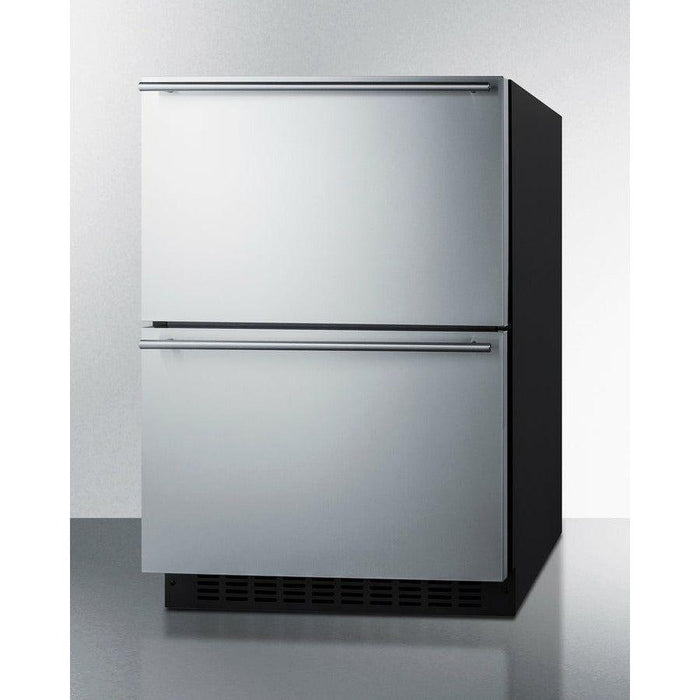 Summit 24" Wide 2-Drawer Refrigerator-Freezer, ADA Compliant - ADRF244