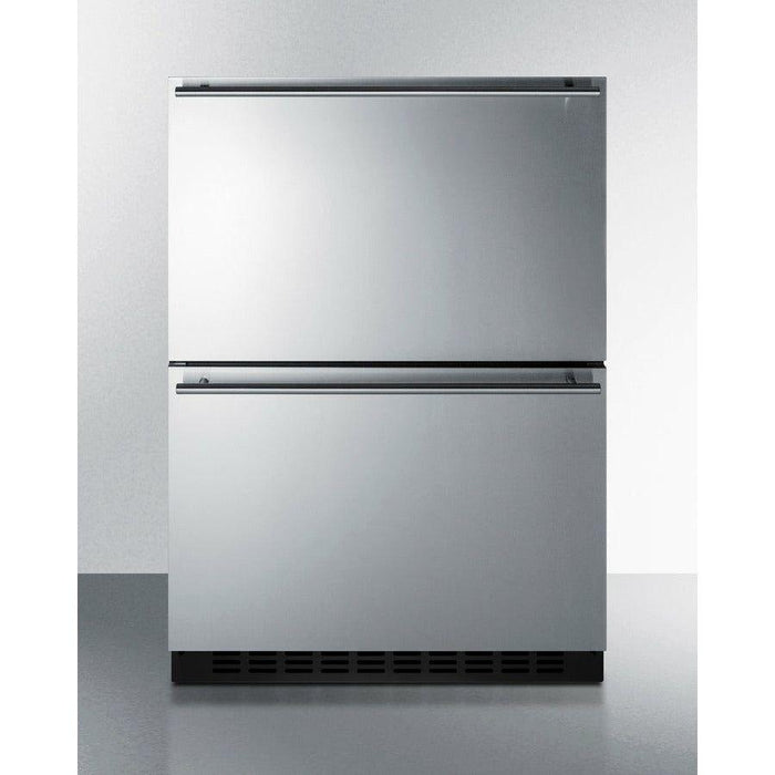 Summit 24" Wide 2-Drawer Refrigerator-Freezer, ADA Compliant - ADRF244