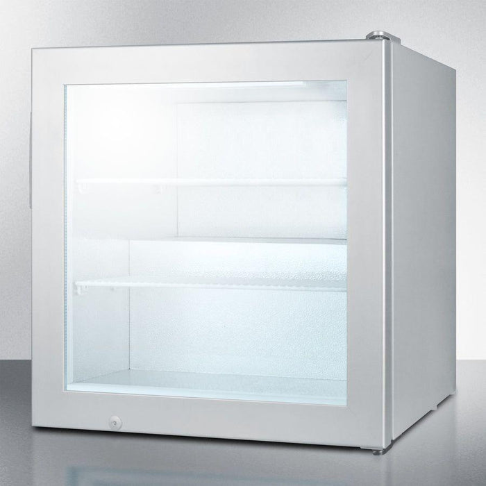 Summit 24 in. Compact Vodka Freezer with 3.0 cu. ft. Capacity, Self-Closing Door, Factory-Installed Lock - SCFU386VK