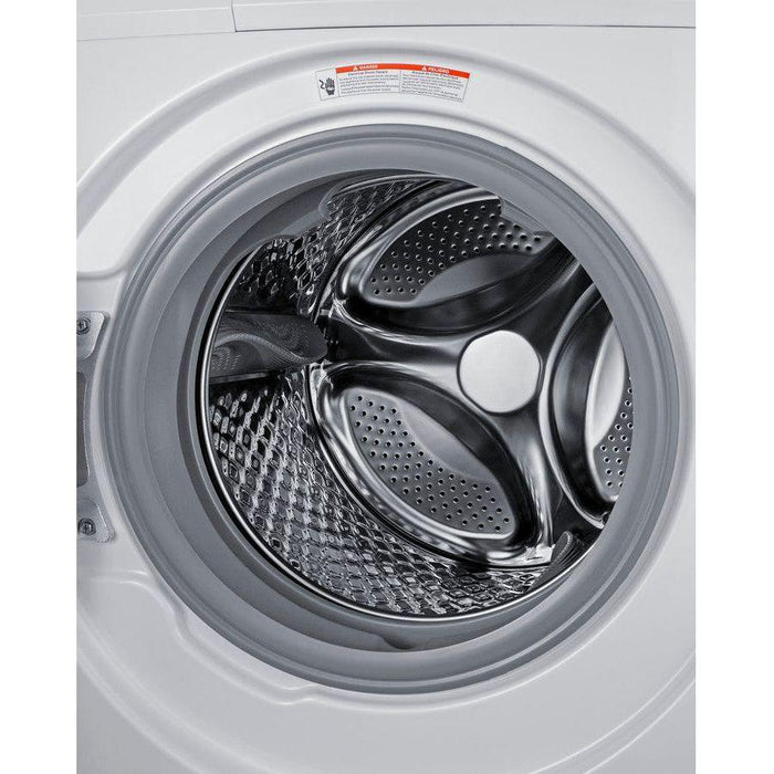 Summit 24 in. Washer & Dryer Set with Stackable 2.7 Cubic Feet Front Load Washer and 4.4 Cubic Feet Electric Dryer - LSWD24