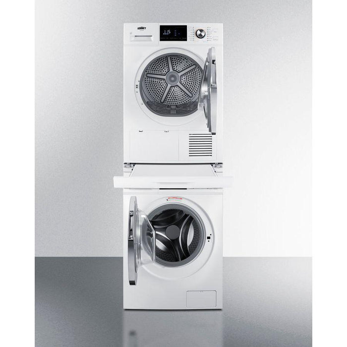 Summit 24 in. Washer & Dryer Set with Stackable 2.7 Cubic Feet Front Load Washer and 4.4 Cubic Feet Electric Dryer - LSWD24