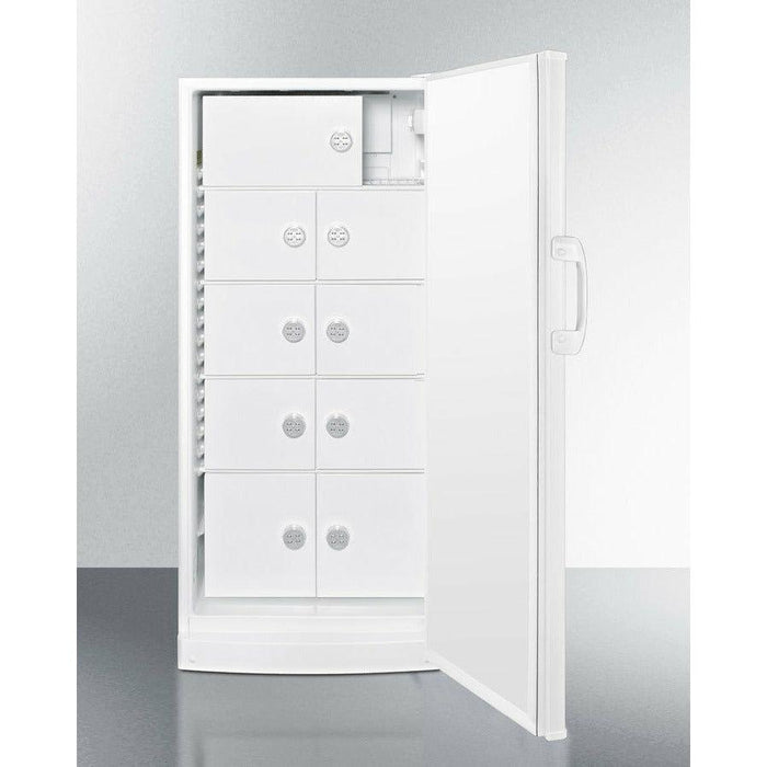 Summit 24 in. White 10.1 Cu. ft. All Refrigerator - FFAR10LOCKER