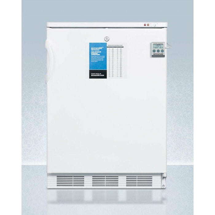 Summit 24 In. Wide All-Freezer, ADA Compliant with 3.2 Cu. Ft. Capacity, Pull-out Drawers, Buffered Temperature Probe, NIST Calibrated Thermometer, -25°C Capable - VT65MLPLUS2