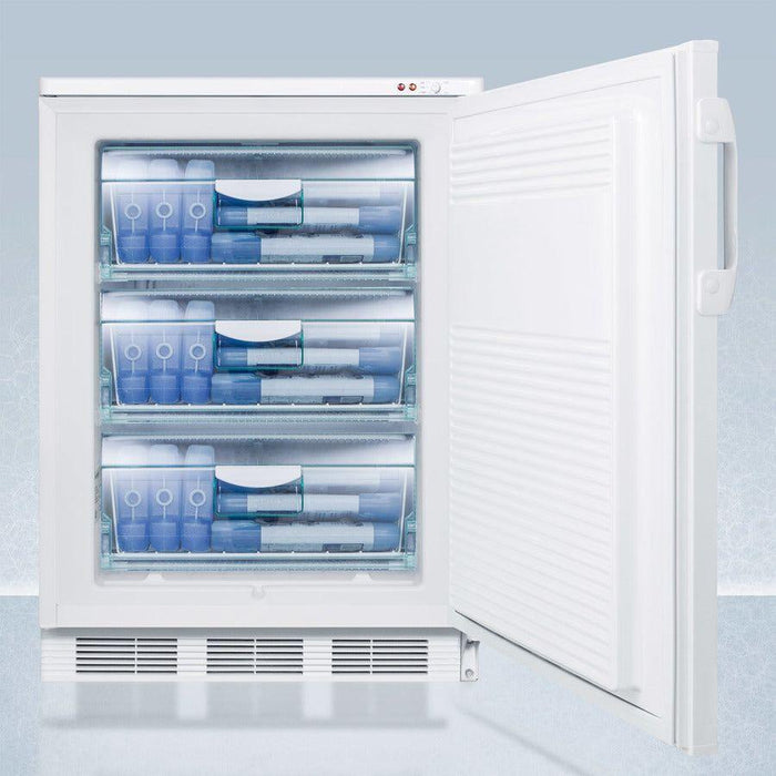 Summit 24 In. Wide All-Freezer with 3.2 cu. ft. Capacity, Right Hinge, Manual Defrost, Factory Installed Lock, CFC Free, Commercially Approved - VT65ML7PLUS2