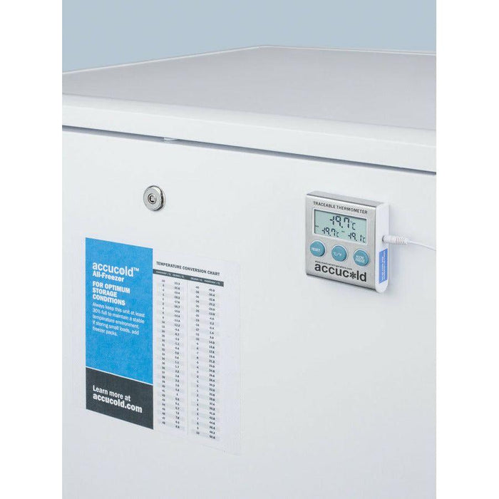 Summit 24 In. Wide All-Freezer with 3.2 cu. ft. Capacity, Right Hinge, Manual Defrost, Factory Installed Lock, CFC Free, Commercially Approved - VT65ML7PLUS2