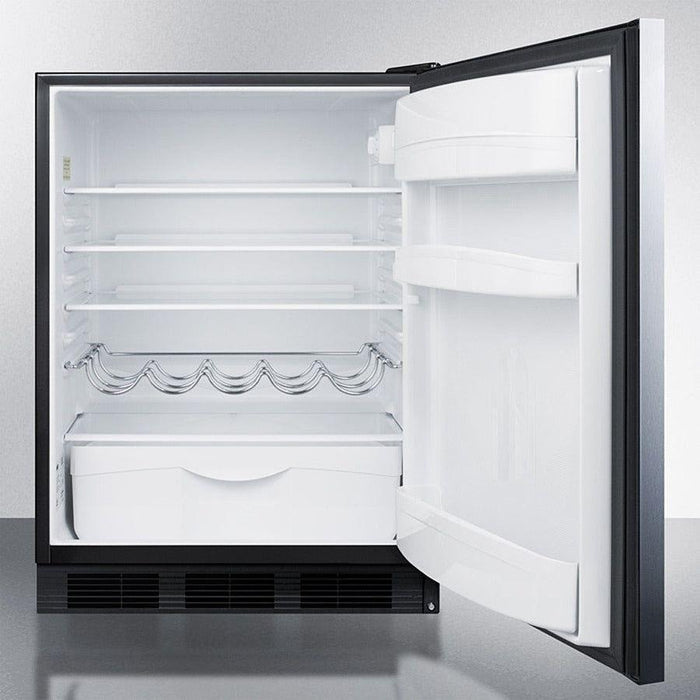 Summit 24 in. Wide All-refrigerator - FF63BKSSHH