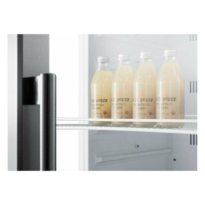 Summit 24 in. Wide Beverage Center with 12.6 cu. ft. Capacity Lock, 6 Shelves , Digital Thermostat, Factory Installed Lock - SCR1400W