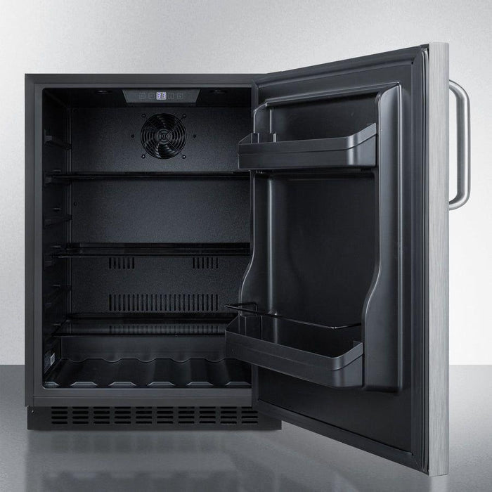 Summit 24 in. Wide Built-In All-Refrigerator, ADA Compliant - AL54CSSTB