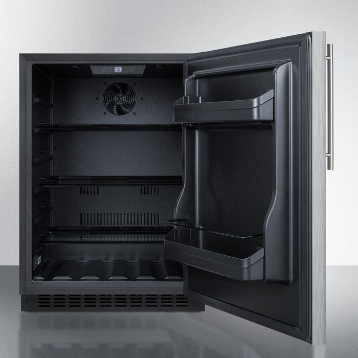 Summit 24 in. Wide Built-In All-Refrigerator, ADA Compliant - AL54SSHV