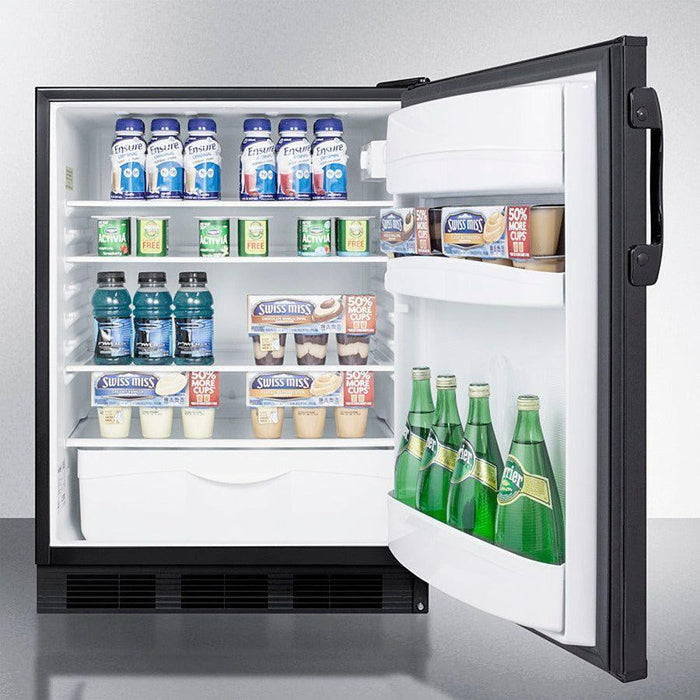 Summit 24 in. Wide Built-In All-Refrigerator, ADA Compliant - FF6BKBIADA