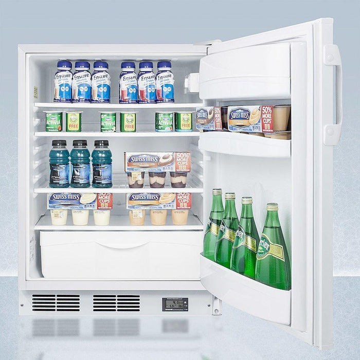 Summit 24 in. Wide Built-In All-Refrigerator, ADA Compliant - FF6LWBI7NZADA