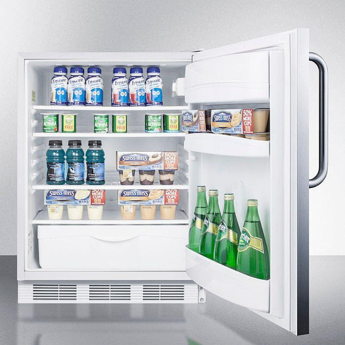 Summit 24 in. Wide Built-In All-Refrigerator, ADA Compliant - FF6WBI7SS