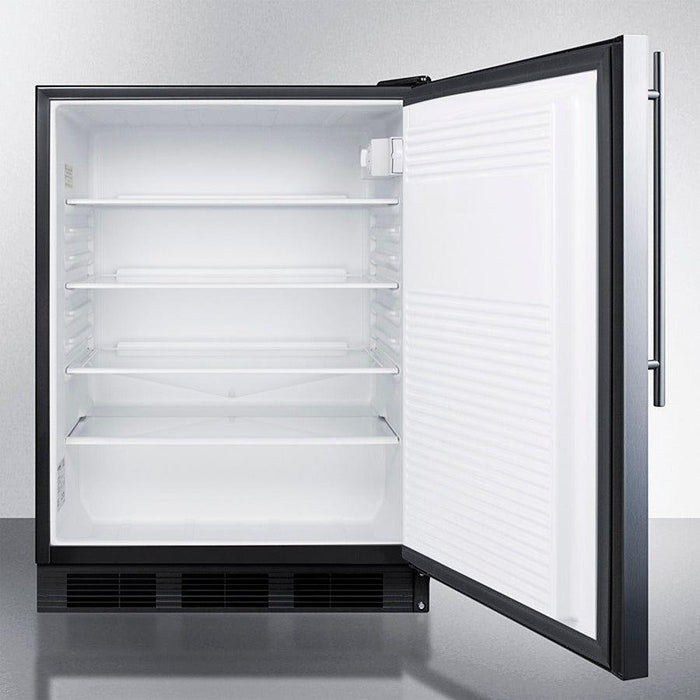 Summit 24 in. Wide Built-in All-Refrigerator, ADA Compliant - FF7LBLKBISS