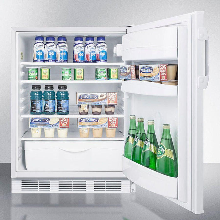 Summit 24 in. Wide Built-In All-Refrigerator, ADA Compliant (Panel Not Included) - FF6LWBI7