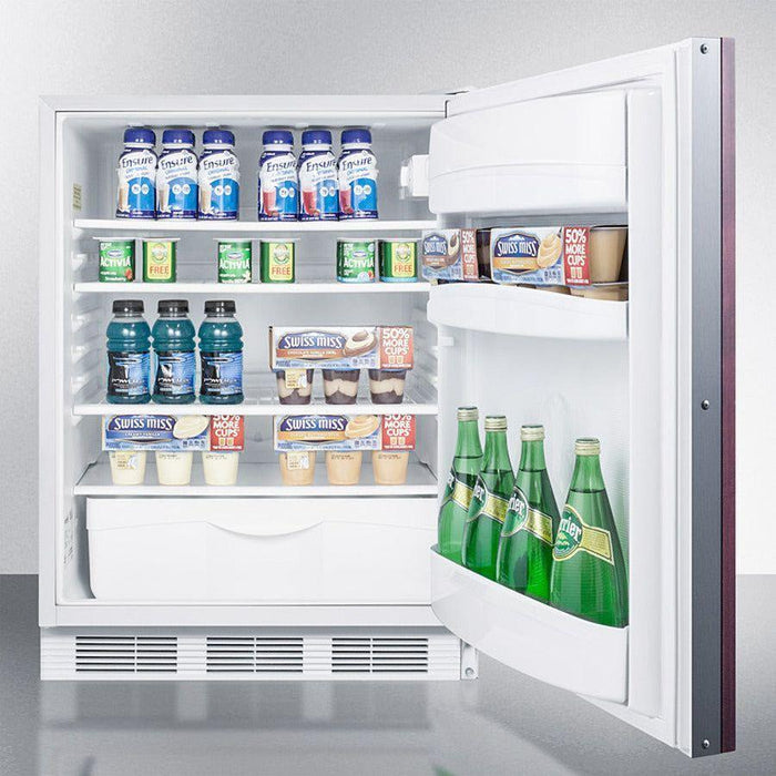 Summit 24 in. Wide Built-In All-Refrigerator, ADA Compliant (Panel Not Included) - FF6LWBI7