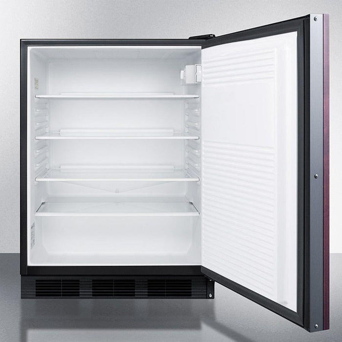 Summit 24 in. Wide Built-In All-Refrigerator, ADA Compliant (Panel Not Included) - FF7LBLKBI