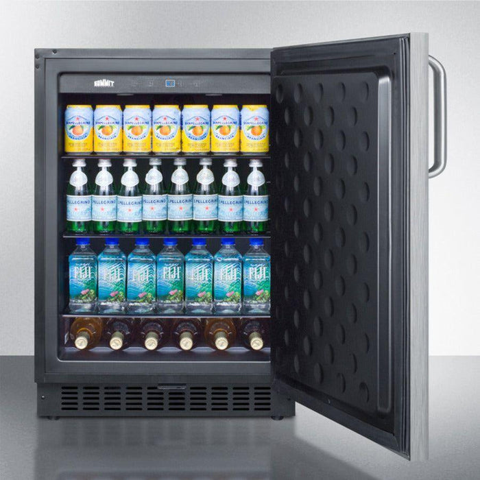 Summit 24 in. Wide Built-in All-refrigerator - FF64BXCSS